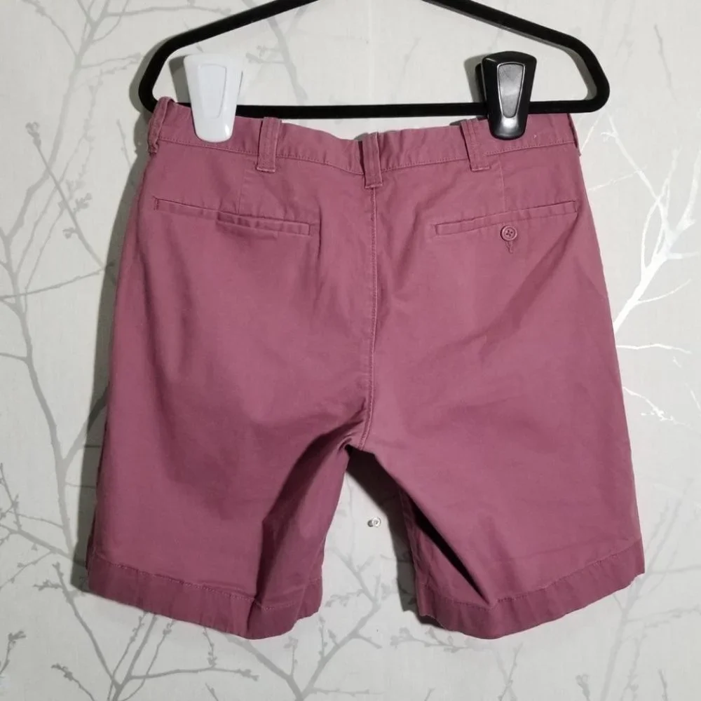 J. Crew Pink Flex Chino Shorts